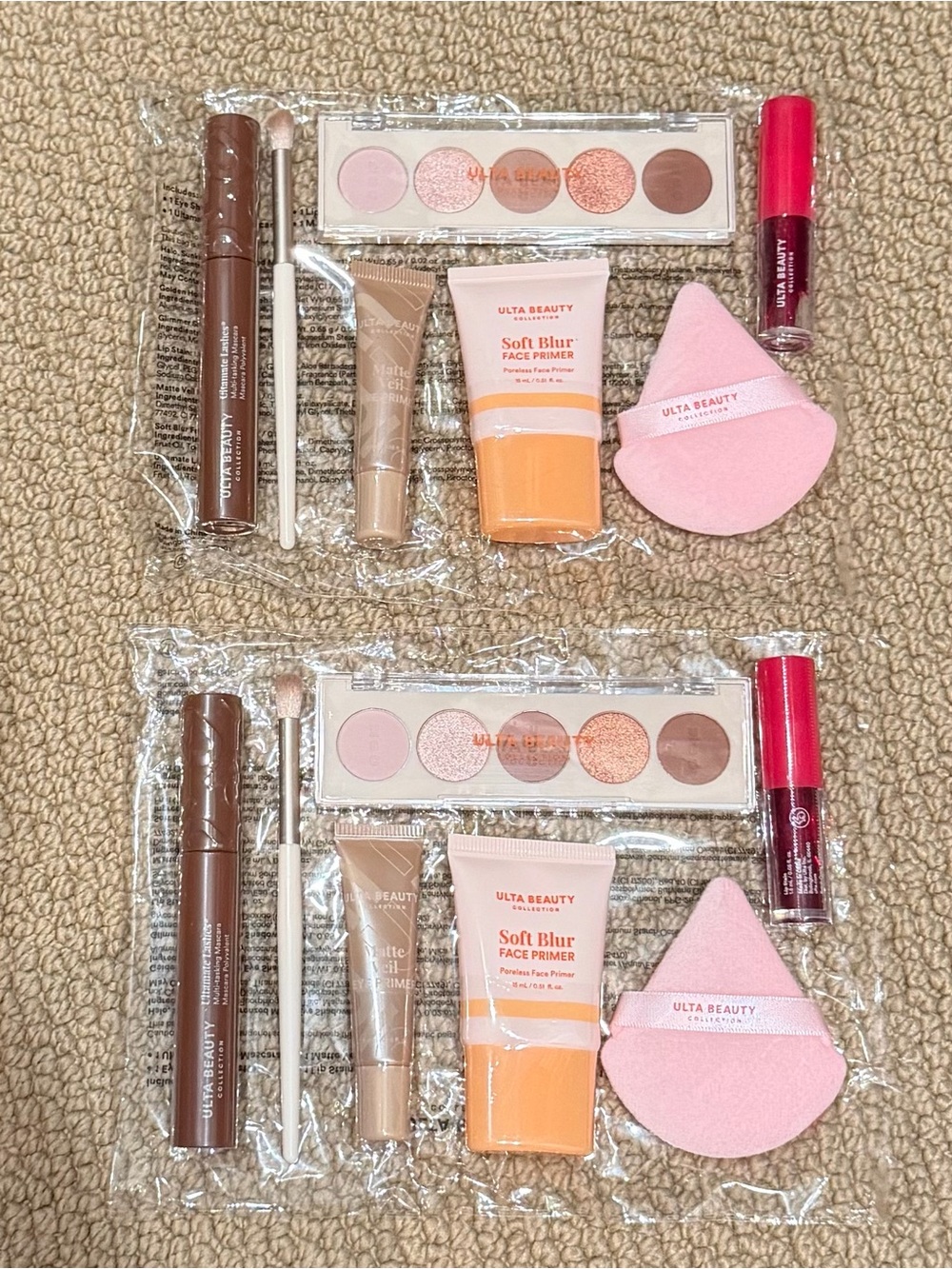 Ulta Beauty Eyeshadow & Primer Duo Set - Pink & Brown